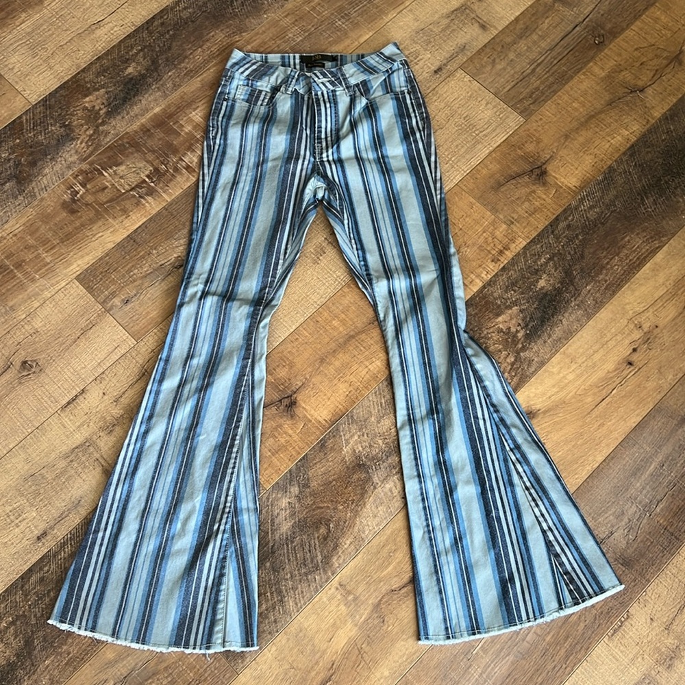 L&B Striped Flare Trousers or Bell bottoms